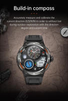 2025 Nuevo Modelo Reloj inteligente Militar Multifuncional Para Hombres Y Mujeres Pantalla AMOLED De 1,53 Pulgadas Equipada Con llamada De Linterna LED Asistente De Voz 100 + Modo  Deportivo Asistente De Salud Brújula  Lmpermeable Batería De 500Ma - details 6