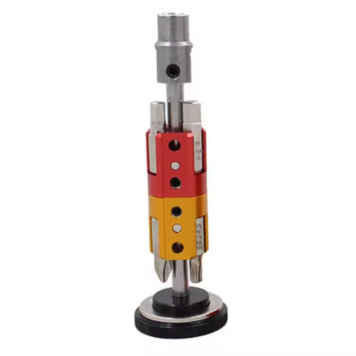 Juego de herramientas de reparación de bicicleta de aluminio Invisible, Kit multiportátil, destornillador hexagonal, juego de llaves T25, remache de cadena de montaña - 1
