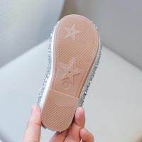 Zapatos de cuero con diamantes de imitación brillantes para niñas, zapatos de cristal para niñas, zapatos planos de vestir para niñas, fiesta de boda, perlas, abalorios ostentosos - details 16