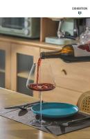 Copa de Vino Rojo Hecha a Mano PNT01 CRISON Cúspel Concavo Ultra Delgado de Cristal - details 8