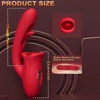 1 estimulador vaginal del punto G con consolador vibrador de lengua para adultos para mujeres que lamen juguetes sexuales - details 6