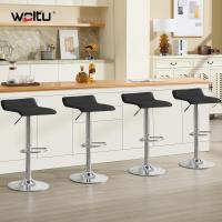 Taburetes de Cocina Giratorios 360° Altura Ajustable con Reposapiés Taburetes Altos con Asiento PVC para Comedor, Salón y Cafetería Negro+Negro - details 46