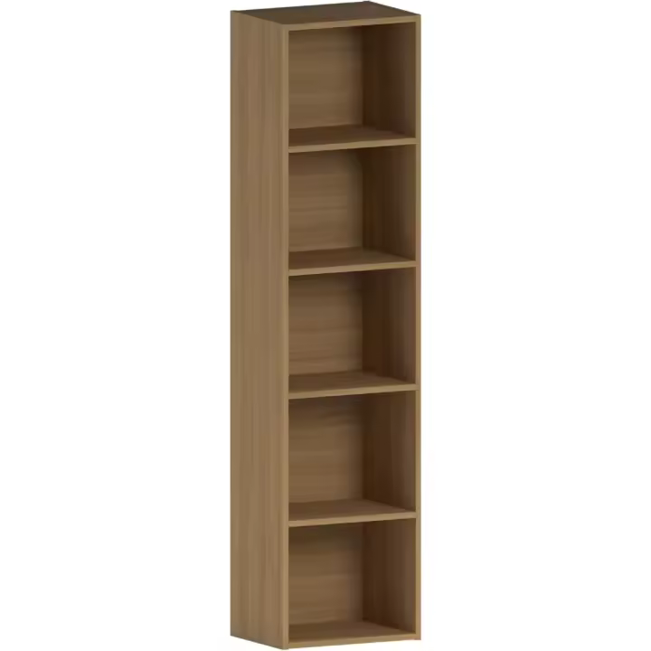 24f. x 32 años. x 132al. centímetros Vida Designs Estantería Oxford Cube, Roble, 5 Niveles - 1