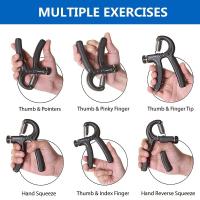 Agarre de resorte en forma de R, muñeca profesional, fuerza, brazo, dedo muscular, entrenamiento de rehabilitación, ejercicio, equipo de Fitness - details 4