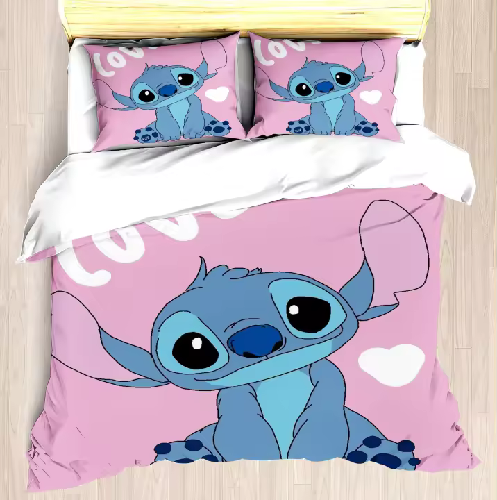 Juego de funda nórdica para dormitorio, ropa de cama de punto de marca, edredón, 3 piezas - 1
