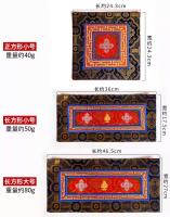 Exquisitos suministros tibetanos de artefactos del Dharma, ocho campanas de diamantes auspiciosas y alfombrilla para ratón con mortero, salón de Buda, tres colores, - details 3
