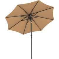 Sombrilla de Jardín 300 cm, UPF 50+, Parasol, 30 ° de Inclinación en dos Direcciones, con , para Patio, Terraza, , Piscina, sin Base, Beige GPU30BE - details 55