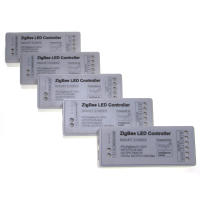 Controlador LED inalámbrico Zigbee, controlador único RGB RGBW CCT Zigbee 3,0, funciona con la aplicación Tuya Smart Life, voz Alexa, 12V y 24V de CC - details 0