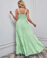 Vestido casual de moda primavera-verano con tirantes finos a rayas para mujer - details 21