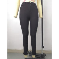 Nueva moda femenina: pantalones lápiz ajustados con cintura - details 15