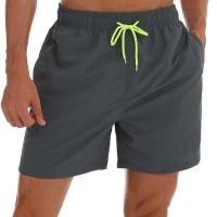 Pantalones cortos de playa de secado rápido para hombre, lona impermeable, transpirable, de alta elasticidad, estilo informal de cintura media - details 1