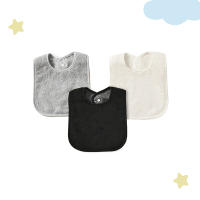 4 Uds./3 uds. Baberos para alimentar a bebés y niños, toalla impermeable de Color sólido, pañuelos para niños, paños para eructar - details 9
