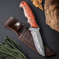 Cuchillo de cocina 1 pieza acero inoxidable martensita mango de madera sólida adecuado para barbacoa familiar uso en la cocina - details 1