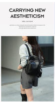 Mochila retro simple de cuero casual para viajes diarios, primera capa de cuero de vaca, mochila para mujer, bolso de cuero suave. - details 5