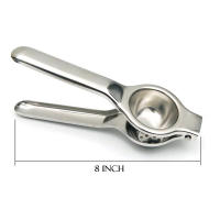 Exprimidor de limones de acero inoxidable resistente de 20,3 cm (8 pulgadas), prensa con mango antiséptico, exprimidor manual, herramienta para zumo fresco - details 1