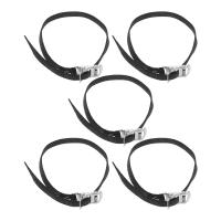 Correas de Pedal ajustables brillantes, cinturones para deportes de ciclismo, correa negra para reposapiés, accesorios de Fitness, equipo de ejercicio, 5 uds. - details 0