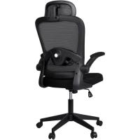 Silla de Oficina Giratoria con Ruedas Transpirable, Ajustable, Soporte Lumbar para Hogar y Oficina - details 3
