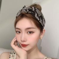 Diademas Vintage a cuadros para niña y mujer, bandanas antideslizantes de lado ancho, cinta para el pelo de rejilla, diadema con nudo, envoltura para la cabeza coreana - details 1