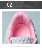 Zapatillas de deporte de moda de las mujeres ahuecadas hacia afuera ultra ligeras grandes de malla transpirable zapatos casuales de los zapatos de las mujeres - details 7