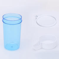 Alimentador Automático para Pájaros de 400ML Contenedor de Agua para Jaulas de Pájaros Dispensador de Alimentos para Mascotas Material de Plástico Universal Adecuado para Pequeñas Raças - details 1