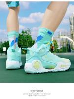 Zapatillas de deporte Unisex de alta calidad, transpirables, antideslizantes, absorbentes de golpes, zapatos de entrenamiento deportivos antideslizantes de goma para exteriores para niños - details 13