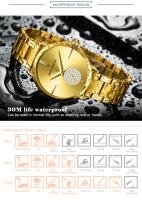 Reloj de Pulsera de Cuarzo Elegante para Mujer Diablo de Luz Solar con Acentos de Diamante de Imitación Pulsera de Acero Inoxidable Impermeable Estilo Casual - details 6