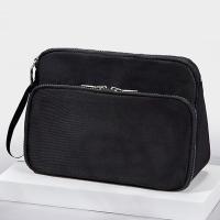 Neceser de doble capa para hombre, separación en seco y húmedo, organizador de artículos de tocador de viaje de gran capacidad, bolsa de lavado impermeable - details 9