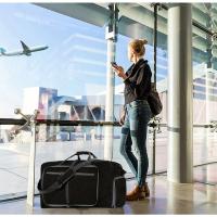 Bolso de mano portátil de gran capacidad, bolso plegable de color sólido, bolso de hombro perfecto para viajes - details 0