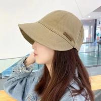 Gorra de Sol Plegable para Mujer Protección UV Ajustable Larga Tela Gorra de Pescador para Playa en Verano - details 0