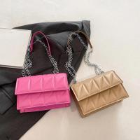 Bolso de hombro de diseñador a la moda para mujer, bolsos con asa de cuero PU, bolsos cruzados con correa de cadena para mujer - details 24