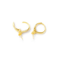Latón color oro de 18 quilates, compatible con cuentas de medio agujero con ganchos de medio pasador para pendientes, joyería de alta calidad, accesorios para manualidades. - details 46
