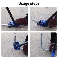 90 ° -180 °   Dobladora de tubos Manual, curvas precisas, herramienta para doblar tubos de hierro fundido, curvas de ángulo fácil, máquina dobladora de tubos, uso profesional - details 16