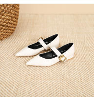 Nuevo Xiaoxiangfeng, hebilla de una palabra, tacón único puntiagudo, zapatos individuales, zapatos Lizhen - details 27