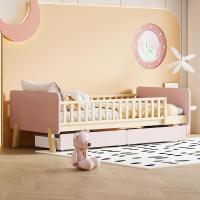 Cama infantil con 2 cajones, cama individual de madera maciza con somier (90 x 190 cm (blanco) - details 12
