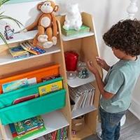 KidKraft  Pocket Storage Bookshelf, estantería de libros para niños