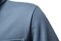 Suéter de manga larga con solapa para hombre, cárdigan con bolsillo, decoración, Color sólido, novedad de otoño e invierno, 2024 - details 26