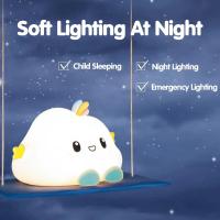 Pequeño dibujos animados lindo nube luz nocturna no deslumbrante niños dormitorio mesita de noche luz niño niña regalos de cumpleaños decoración del hogar - details 7