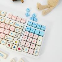 Lindo cachorro MOA Teclas de altura PBT Teclas personalizadas de sublimación en caliente Juego completo de teclas de teclado mecánico（Teclado no incluido) - details 8