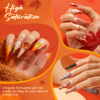 ROSALIND Esmalte de uñas en Gel, conjunto de varios colores de otoño e invierno, semipermanente UV, lámpara Led, regalo de Navidad y Halloween - details 19