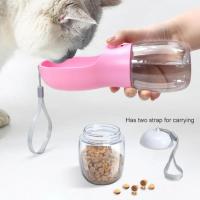 y comida portátil 2 en 1 para perros, alimentador para caminar, botella para beber, Material de calidad alimentaria - details 4