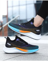 Zapatillas de correr para hombre, zapatos deportivos informales de malla, ligeros y cómodos, amortiguación - details 12