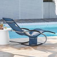 jardín Mecedora con reposapiés Tumbona ergonómica Negro OGS28-SCHx2 ES - details 30