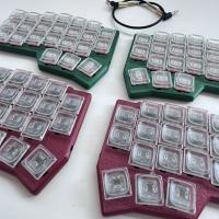 Kit de Teclado Corne V4.1 Bajo Perfil con Interruptores Kailh Choc V1 Teclado de Cuerno Personalizado con Conexión Inalámbrica, Intercambio de Teclas (HotSwap), RGB, Compatible con Vial - details 4