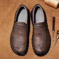 Zapatos De Piel informales Para Hombre, Cómodos, Aptos Para El Exterior, Mocasines Transpirables Antideslizantes - details 27