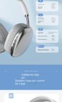 Auriculares inalámbricos Bluetooth 5.3 Canopy con cancelación de ruido, 48H, plegables y acolchados para iOS / Android / PC - details 9
