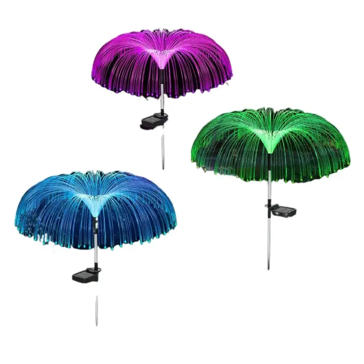 RXUNS Luz de Flor Solar 3pc Decoración de Jardín al Aire Libre Impermeable - 1