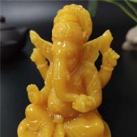 Estatua de Ganesha, decoración de casa y jardín, escultura de Dios elefante indio, artesanías de piedra de Jade hechas a mano, decoración del hogar, estatuas de Buda - details 17