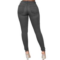 Vaqueros desgastados de mujer Pantalones lápiz Tallas grandes - details 3