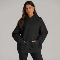 Sudadera con capucha de gran tamaño para mujer, jersey de moda de otoño, sudadera con capucha de gran tamaño, sudadera gruesa con capucha - details 6