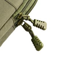 Bolsa de nailon para teléfono para hombre, bolsa de nailon para acampar, color caqui, de una/doble capa, para teléfono móvil, EDC Molle, cinturón, riñonera - details 8